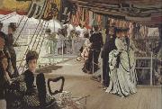 James Tissot Too Early (nn01) oil painting on canvas
